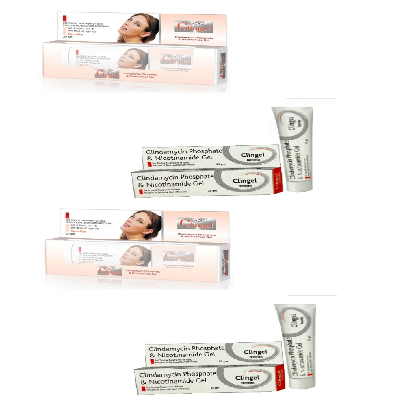 CLINGEL CREAM PACK-4