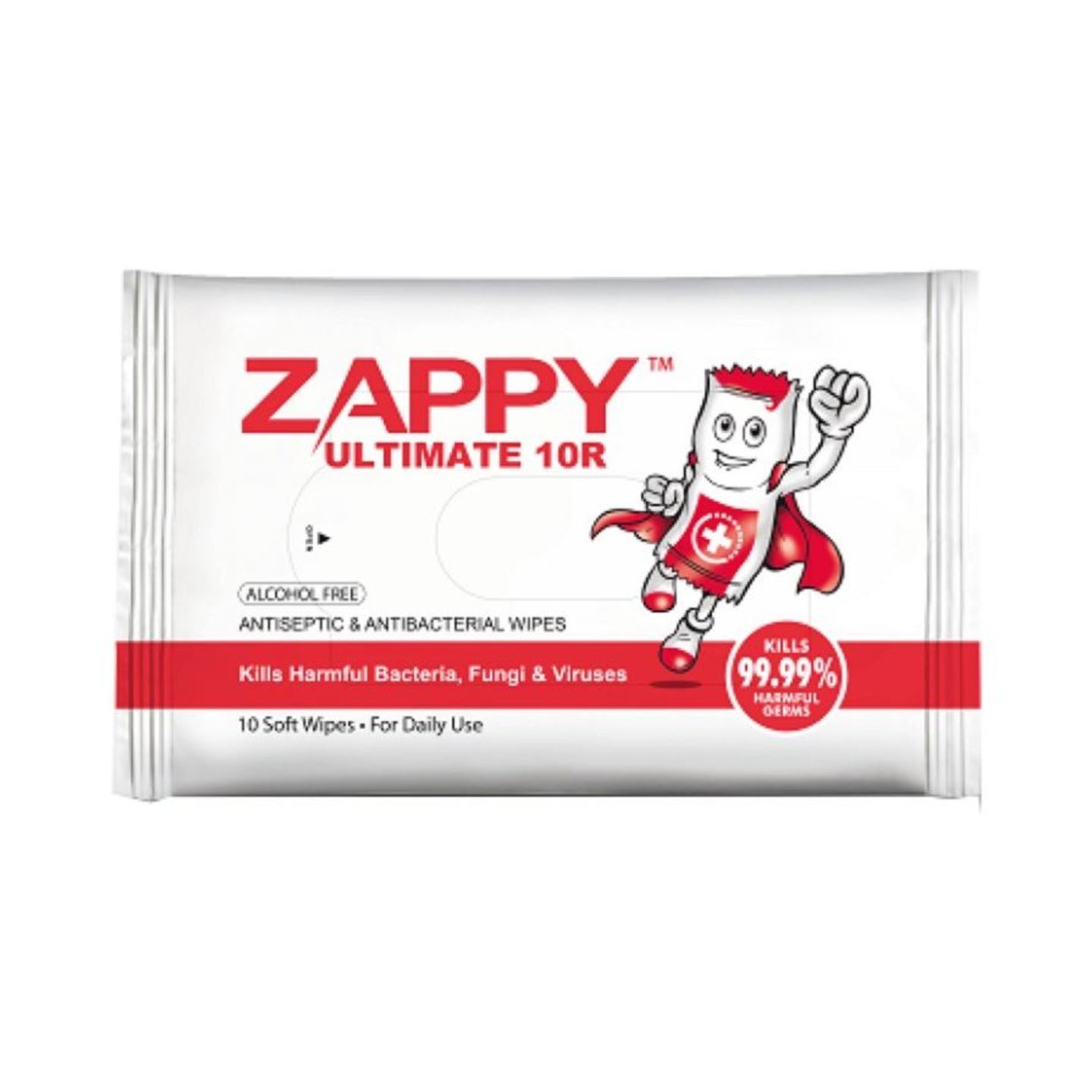 Zappy Ultimate Antiseptic Wipes 10R