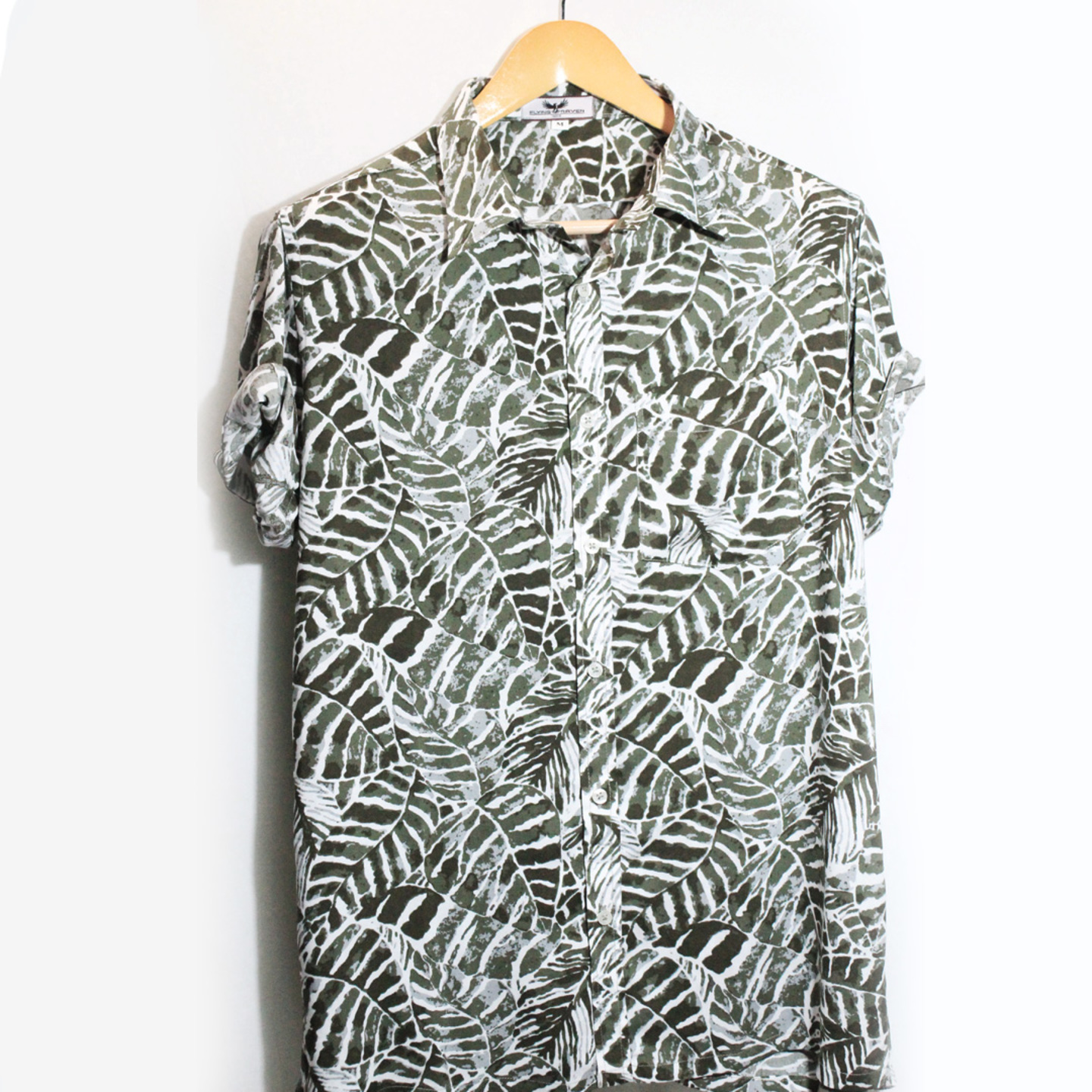 Printed Regular Fit Shirt with MASK