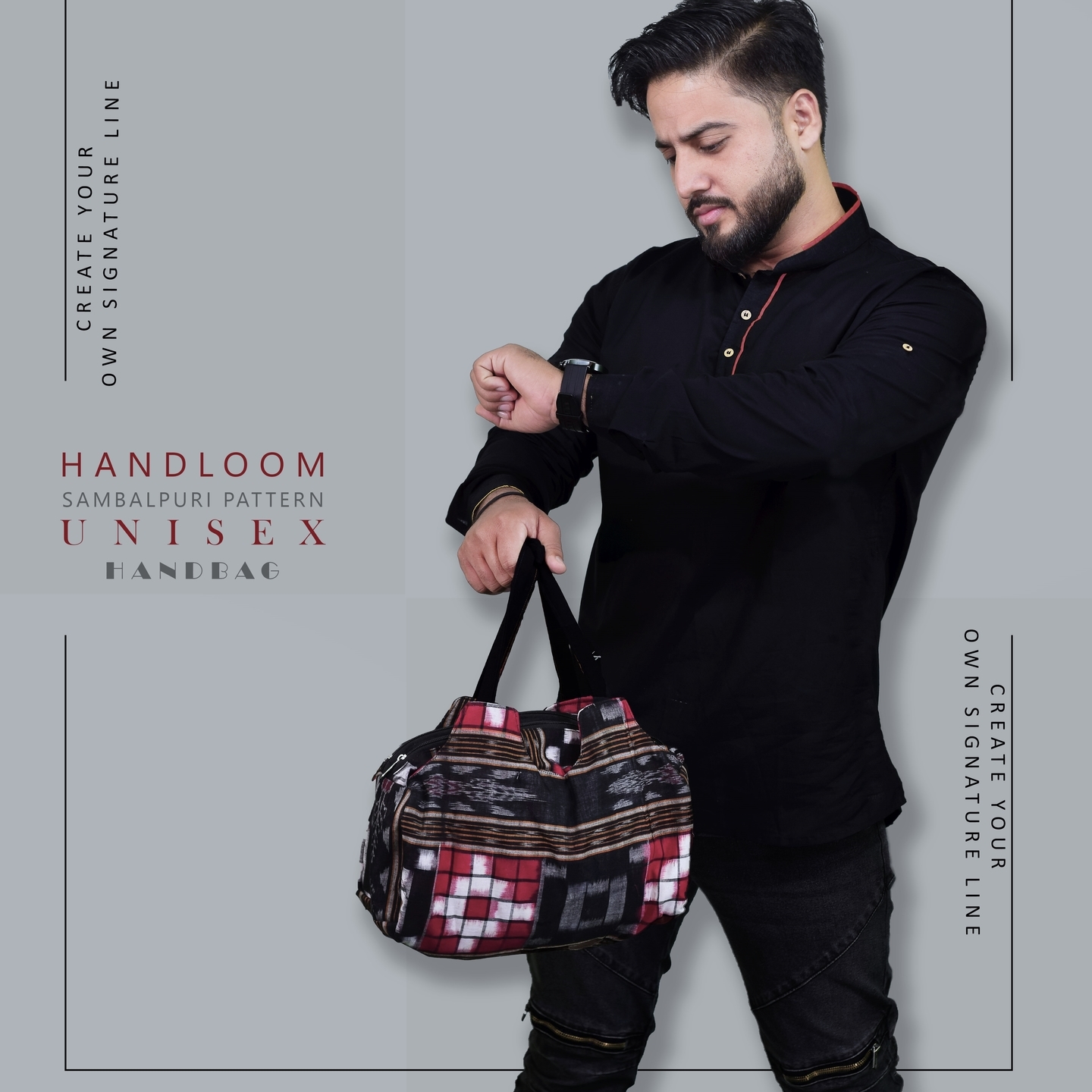 UNISEX HANDLOOM BAG