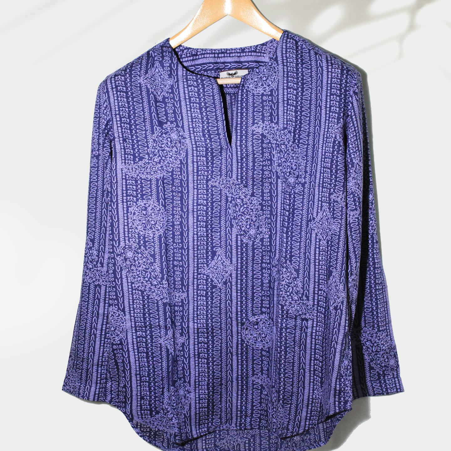 Paisley printed Regular fit Mens kurta