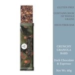 Crunchy Granola Bars - Dark Chocolate & Espresso (Pack of 6)
