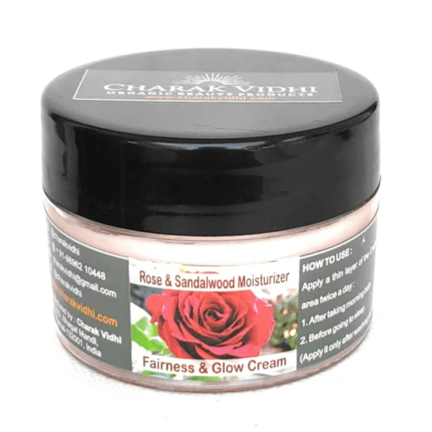 Rose & Sandalwood Moisturizer Cream  Fairness & Glow