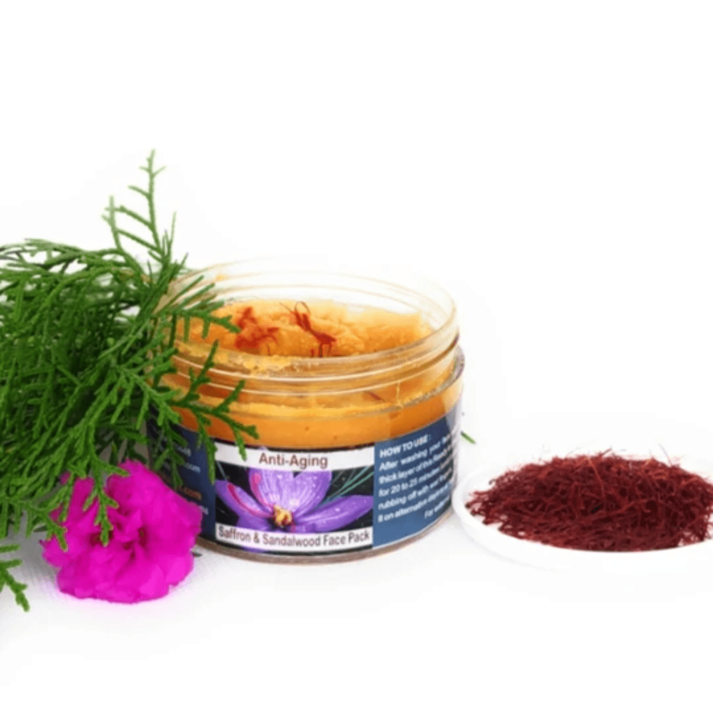 Saffron & Sandalwood Anti-Ageing (Ready to Use) Face Pack