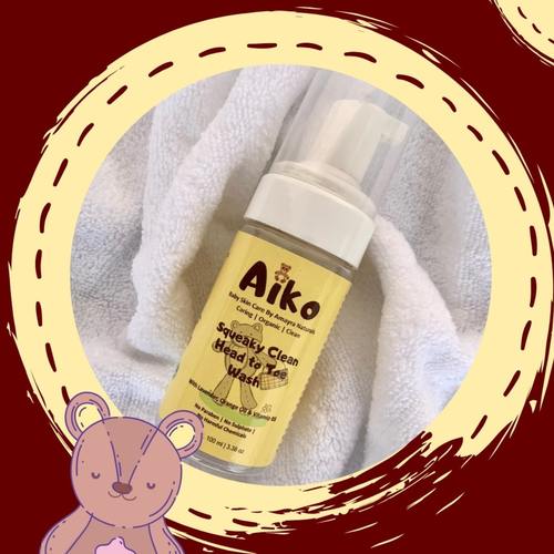 Amayra Naturals Aiko Squeaky Clean Head to Toe Wash