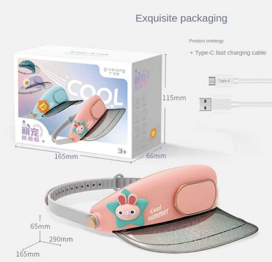 Esmi®- *Premium quality kids hat with fan*