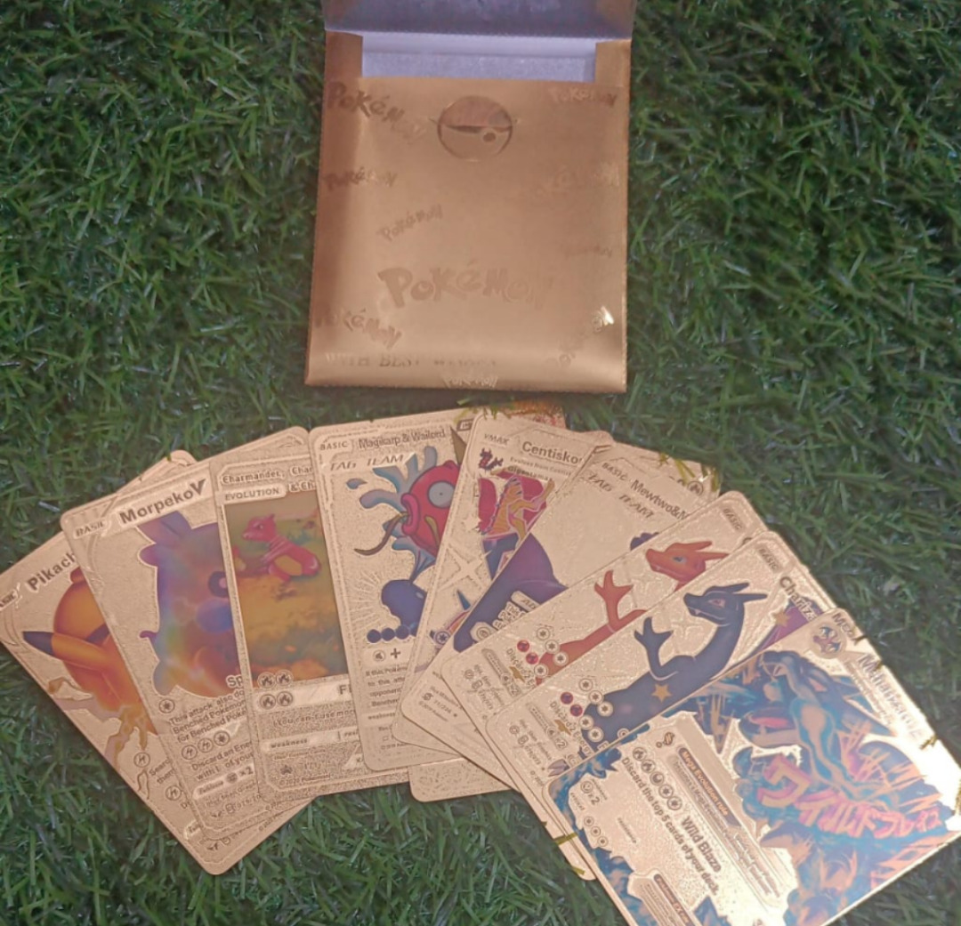 Esmi®- *Golden Pokemon cards*