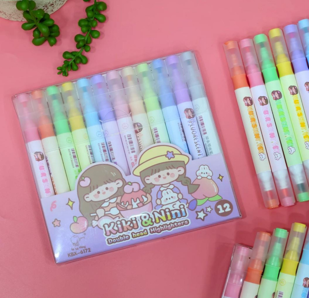 Esmi®- *Fluorescent  Dual highlighters*