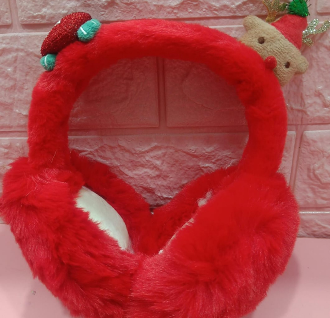 Esmi- Christmas Theme EarMuff - Plush Fur