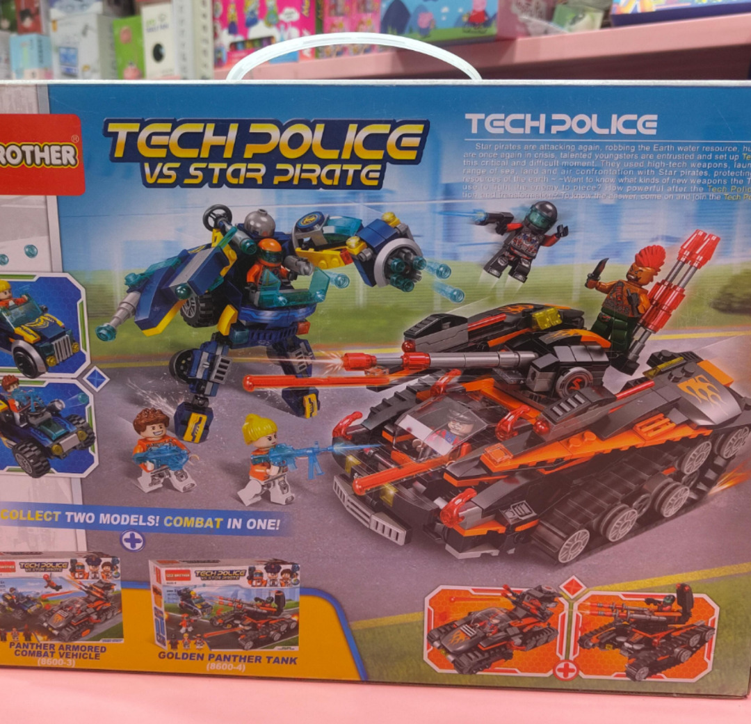 Esmi®- *Lego / Blocks - Tech Police vs Star Pirate*