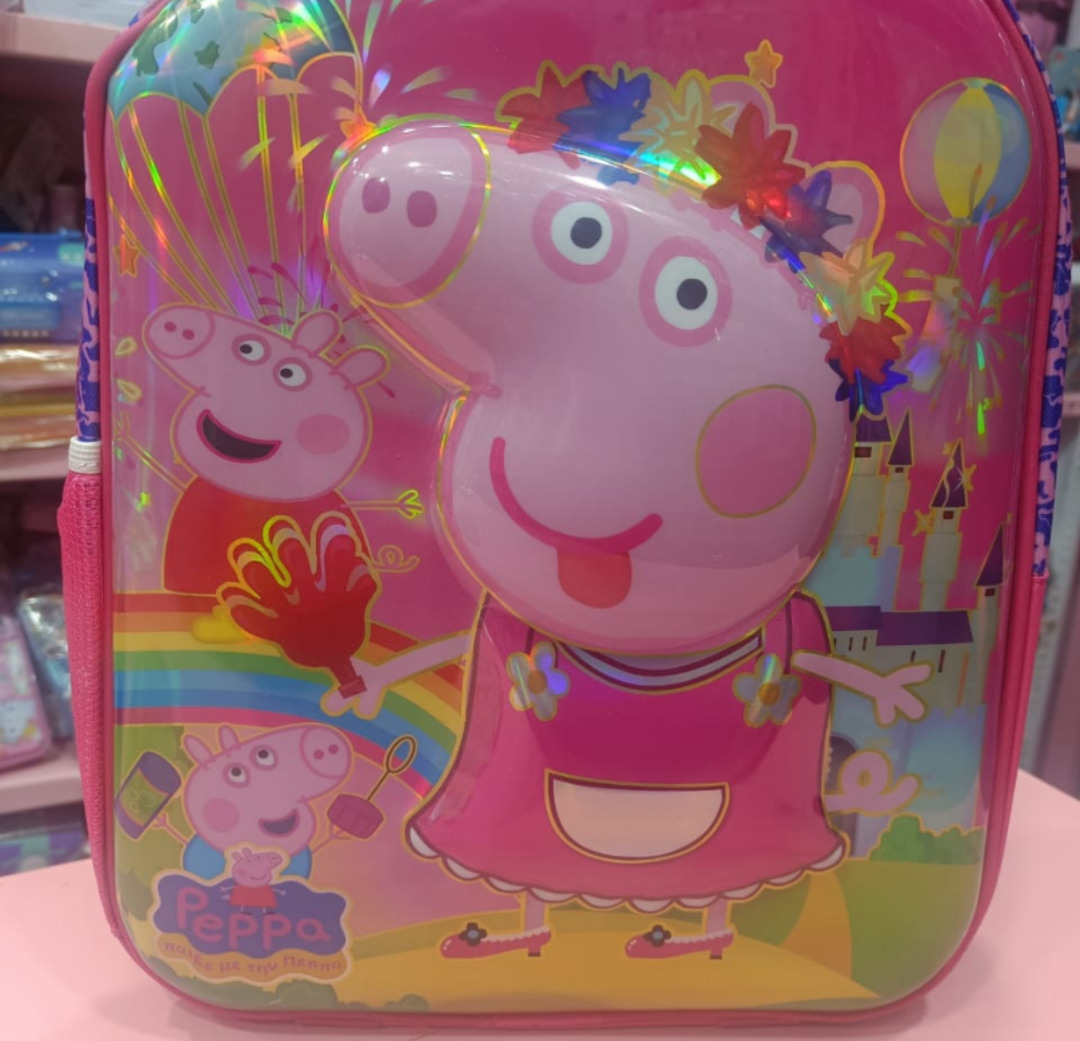 Esmi®- *Peppa 3d Hardcase School/ Picnic Bag*