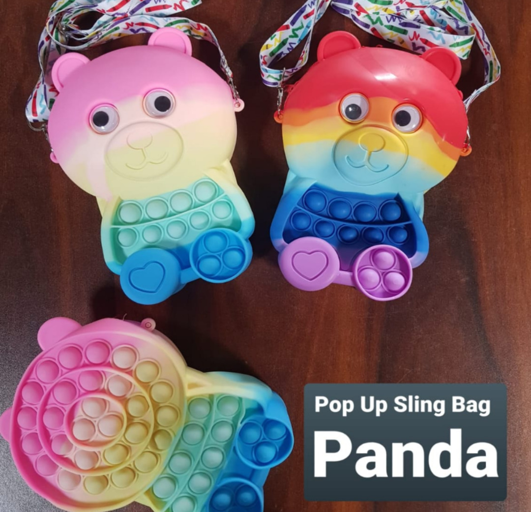 Esmi®- *Panda Bag Popit Sling with Moving eyes*
