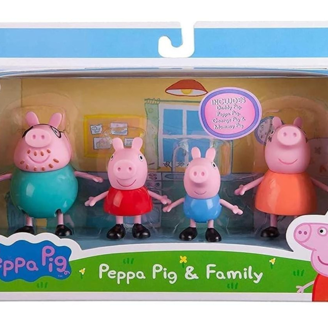 Esmi - Peppa pig  Family 4 piece Figure set
