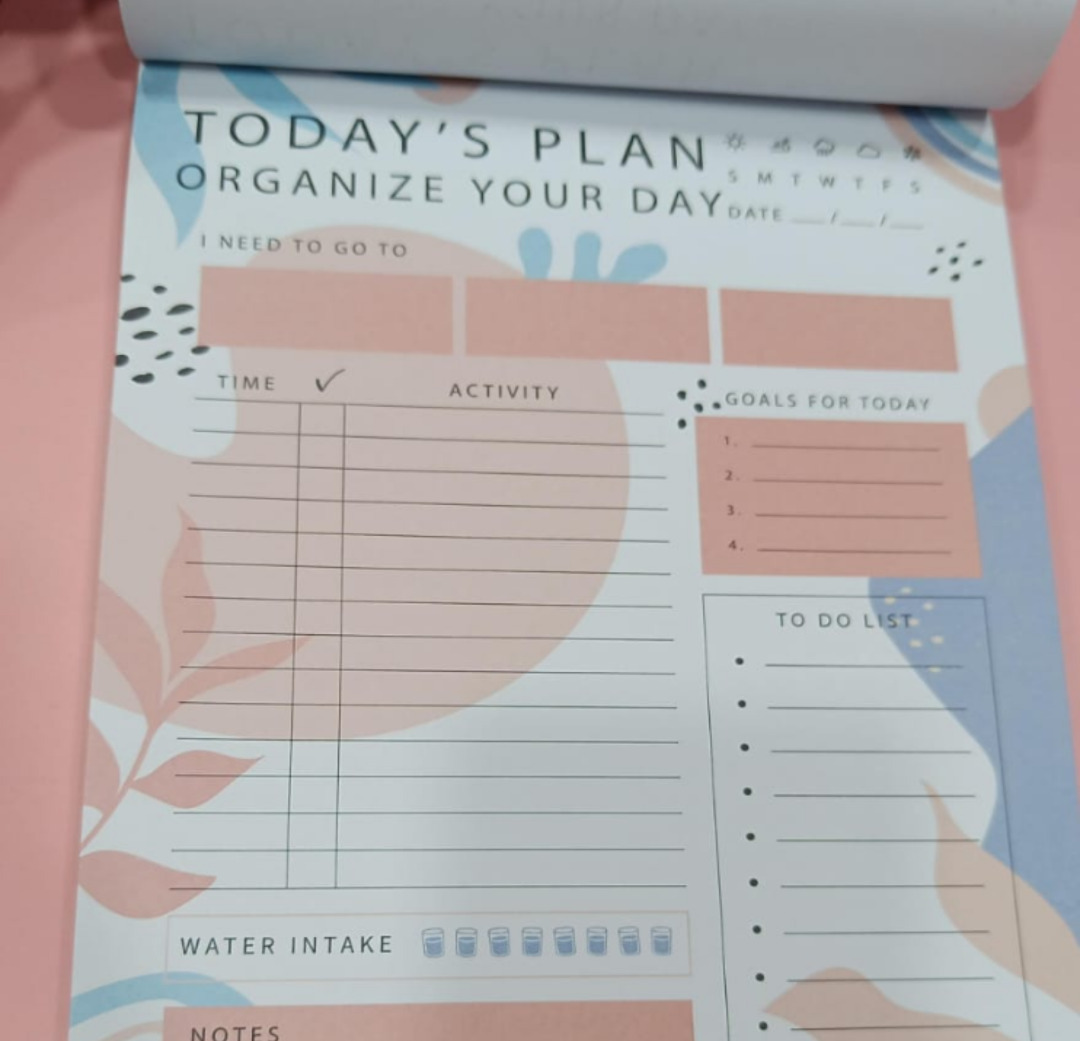 Esmi®- *Daily Planner Paper Diary*

Aprox A4 size , 60 sheets