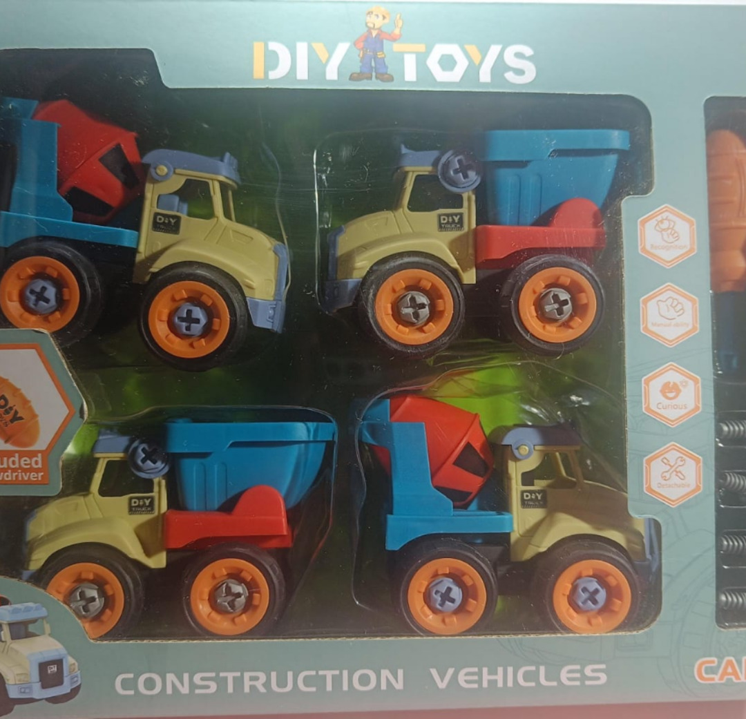 Esmi®- *DIY Assembly - Construction Vehicle Toy*