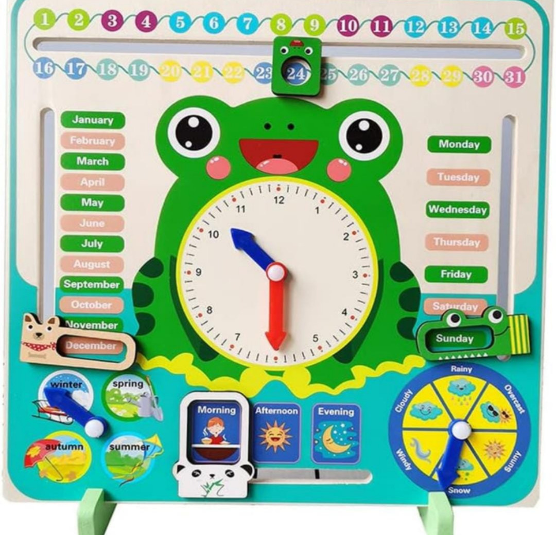 Esmi® - *7 in 1 Multifunctional Calendar Clock*