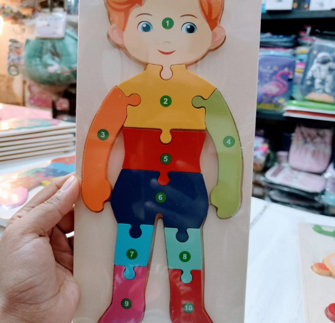 Esmi®- *Premium Quality Wooden Puzzle - Early Learning Board- Big*