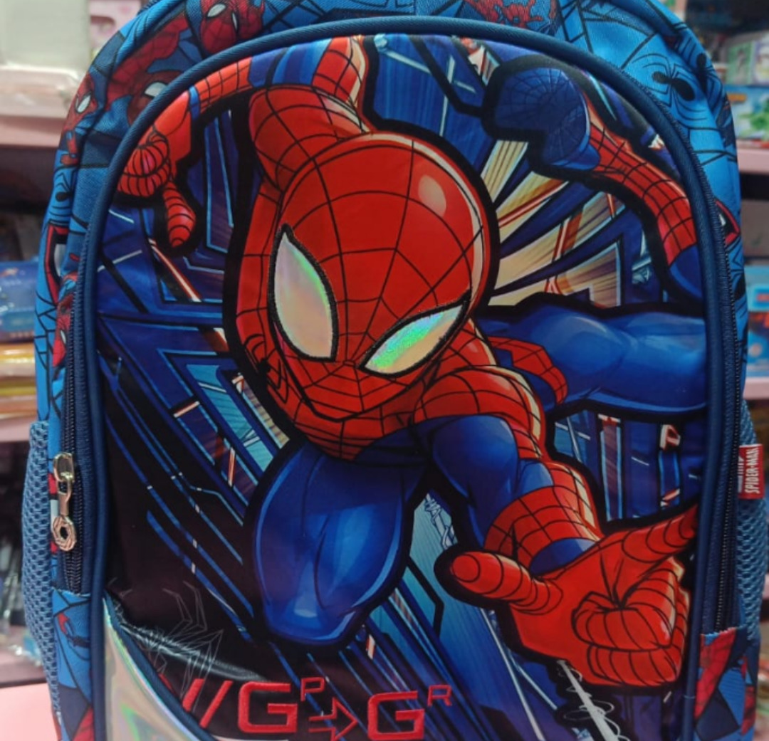 Esmi®- *Holographic Spider Premium quality Big SizeSchool Bag*