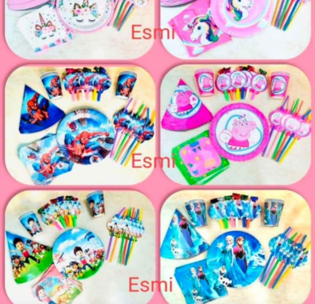 Esmi®- *6 pcs - Disposable party / Kanjak set for kids*