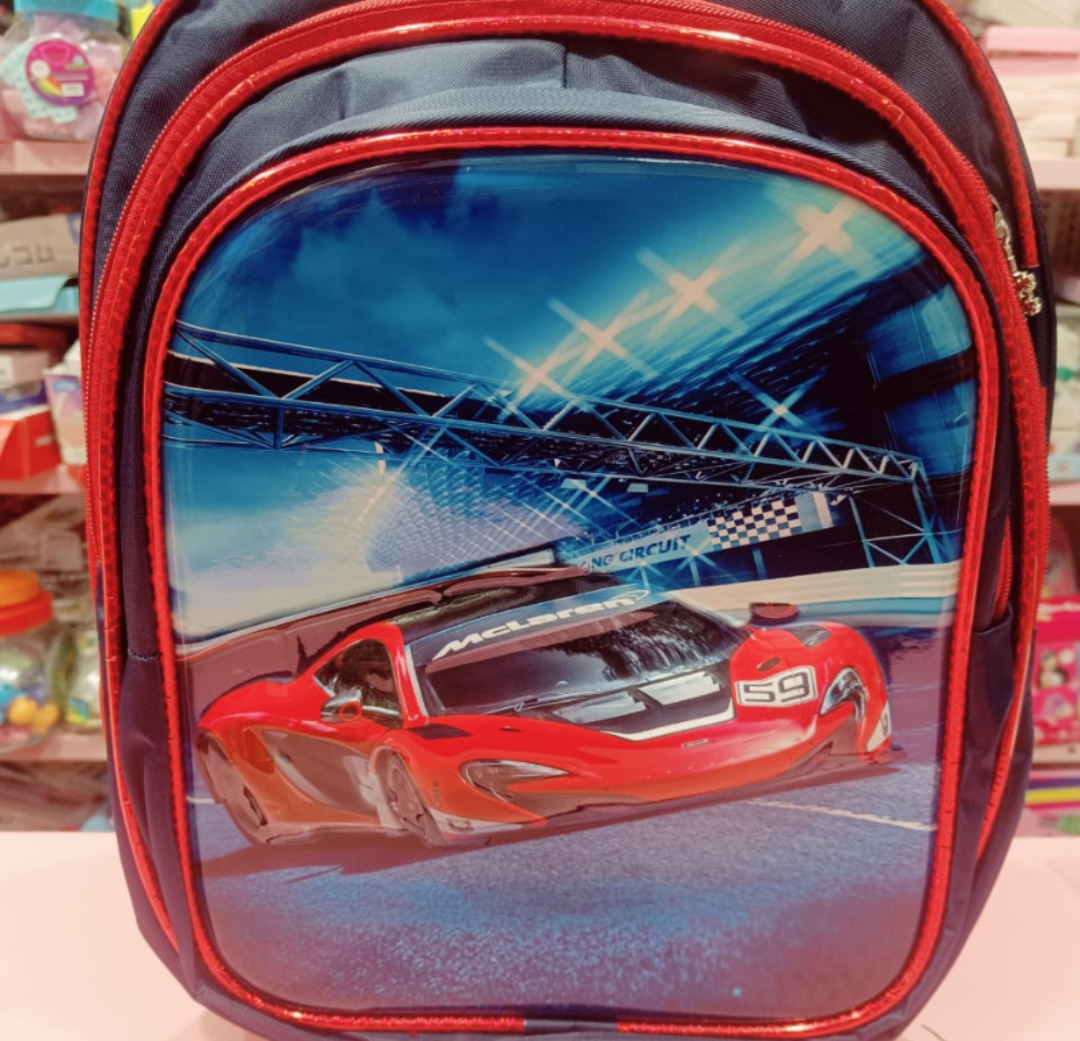 Esmi®- *Sports Car 3D  Premium School Bag*
