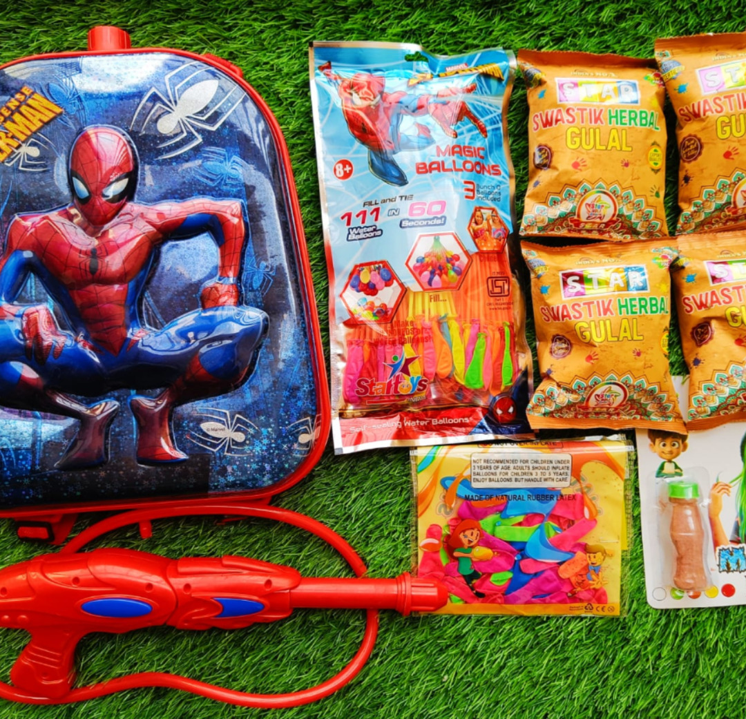 Holi Combo 6

🎨🎨🎨🎨🎨🎨🎨🎨
Esmi - 🎨 *3D Deluxe Holi Combo*   All in 1🎨

- SpiderMan