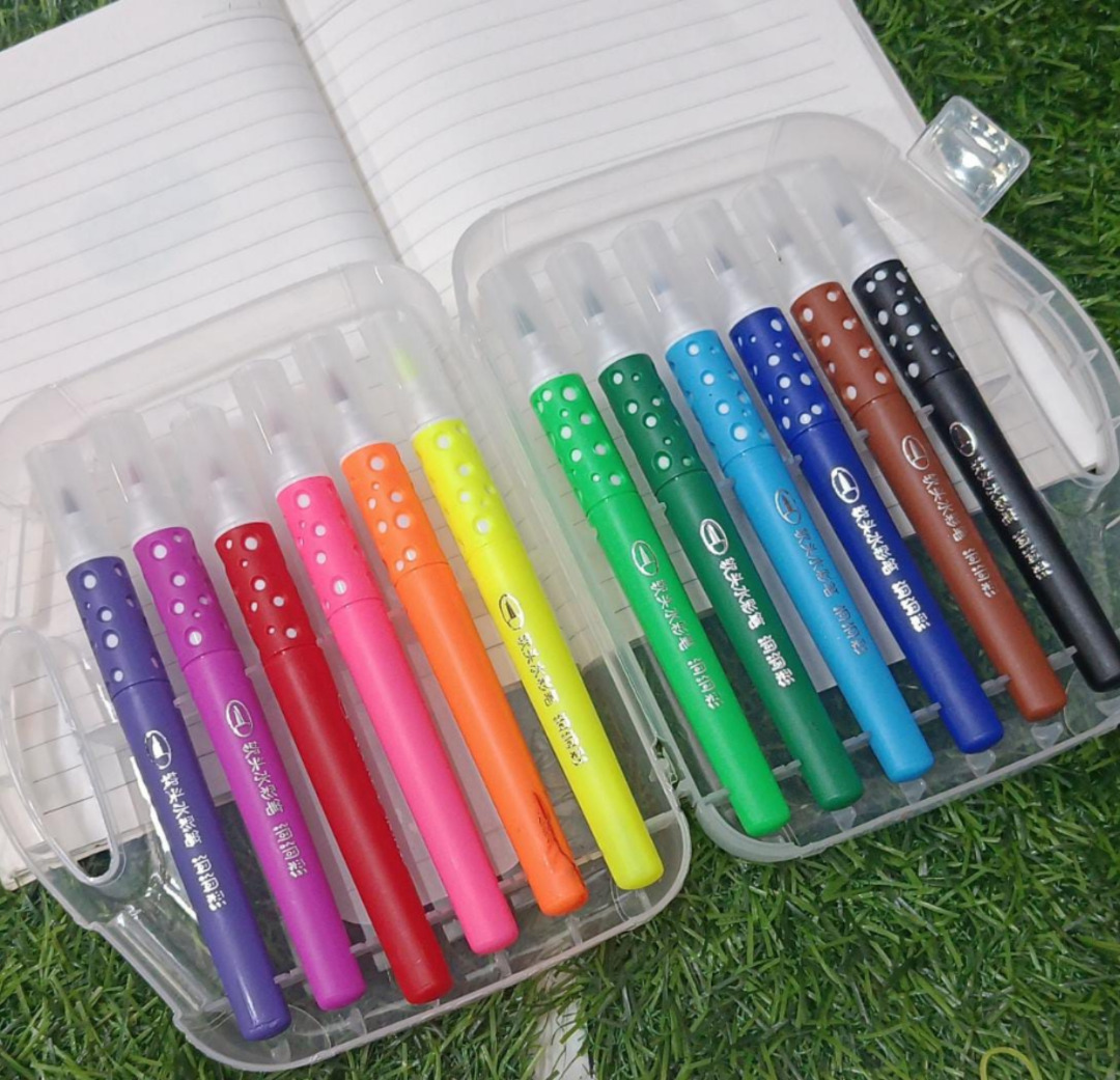 Esmi®- *Paint brush sketch pen set*