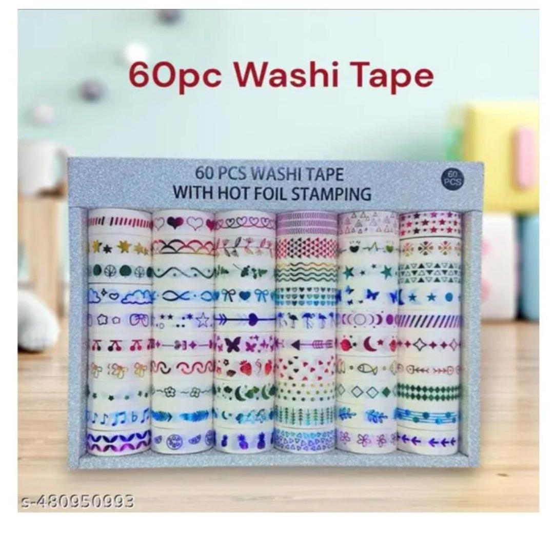 Esmi®- *Washi Tape with hot foil Stamping*

10 pc random prints
