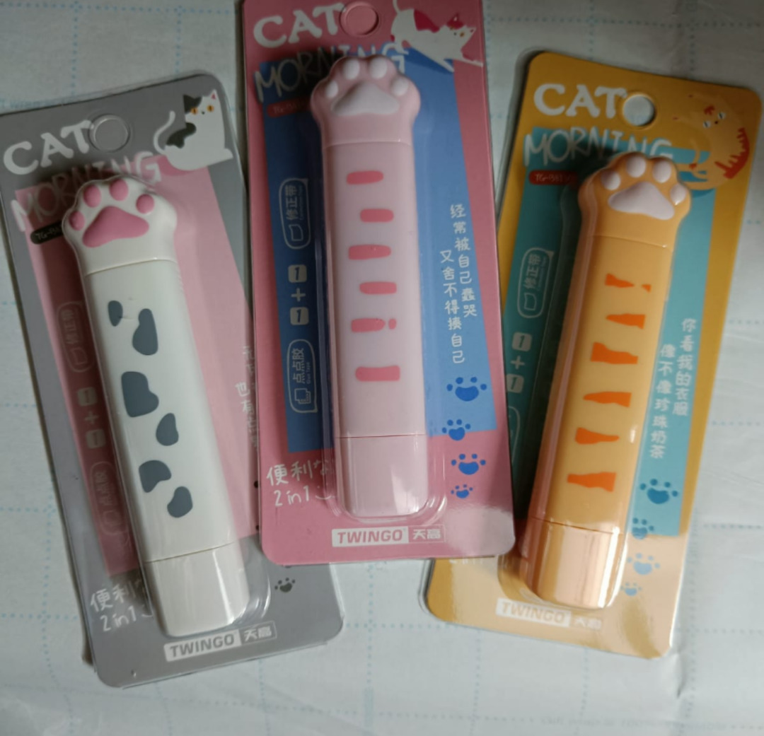 Esmi®- *Cat Paw 2 side Correction tape