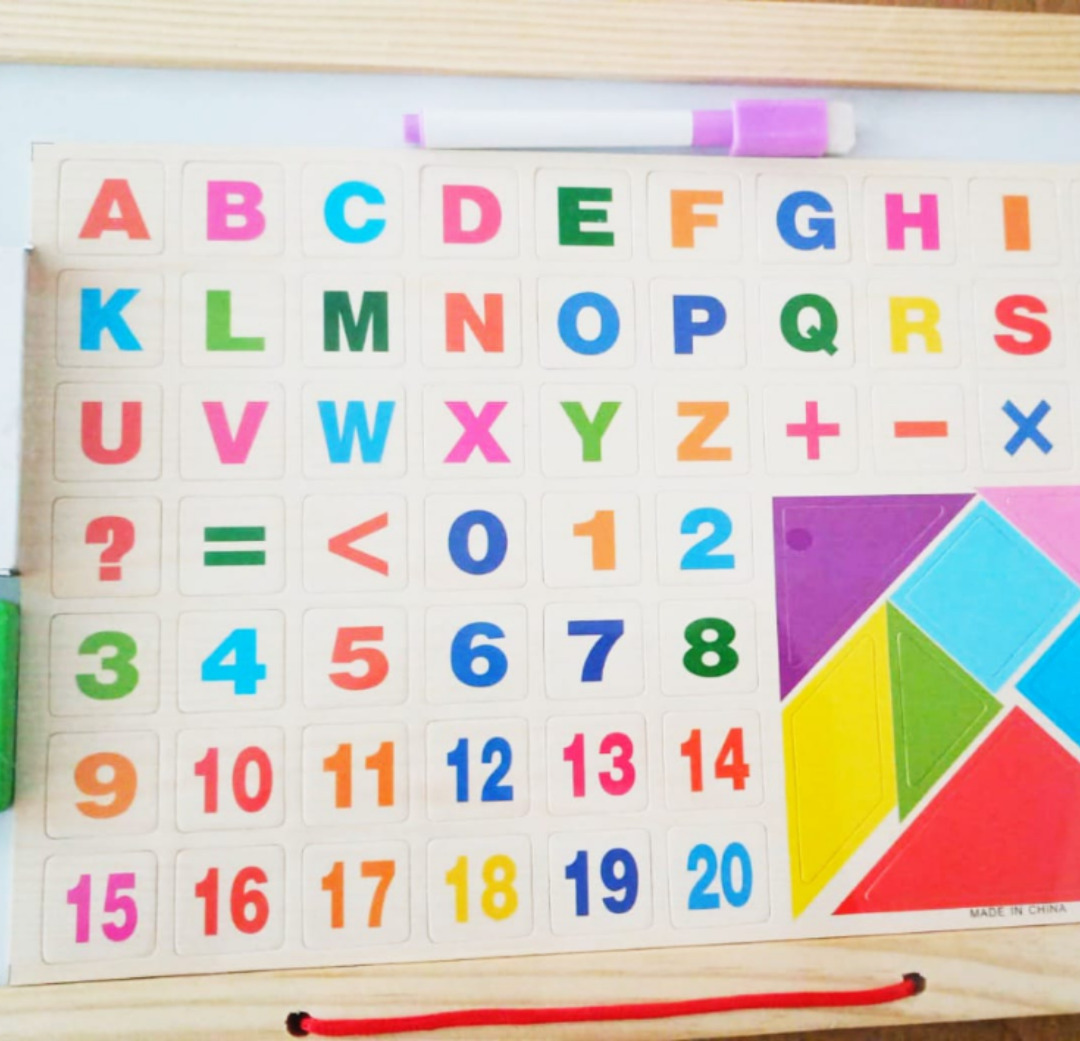 Esmi®- *Wooden 3in1 White & black board*