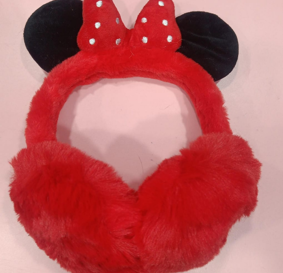 Esmi- Premium Quality Plush Furry Ear Muff - Minnie Mouse