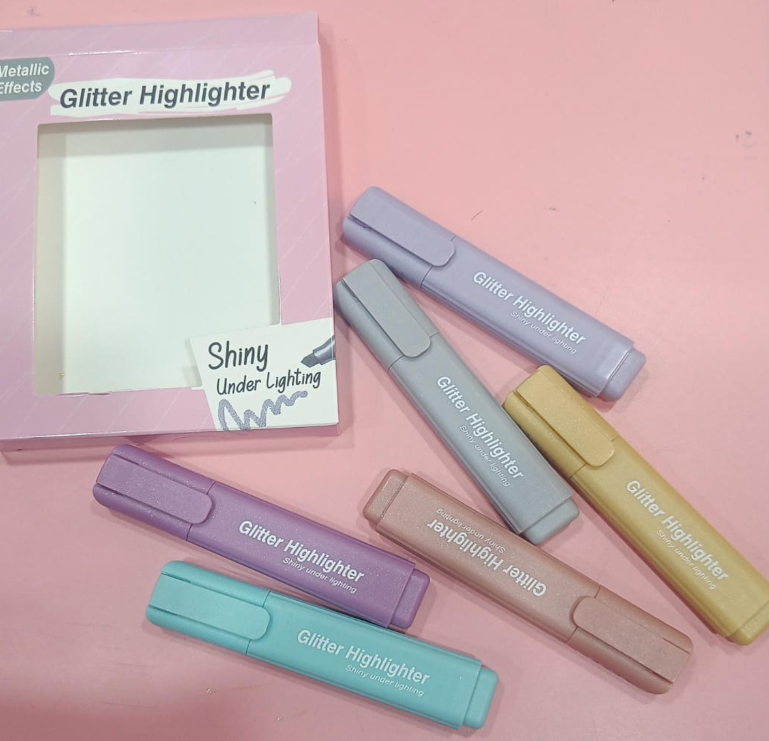 Esmi®- *Glitter Highlighters*

6 pc set