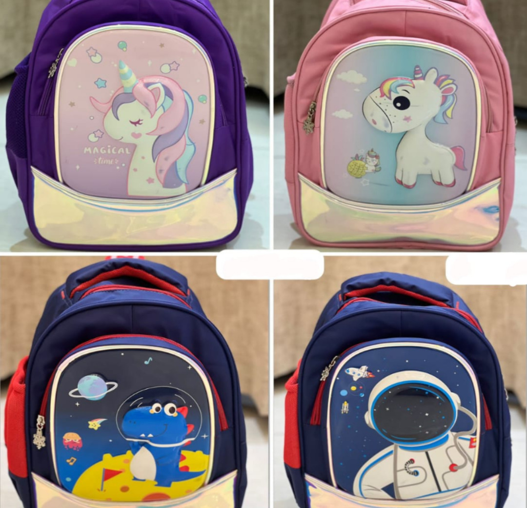 Esmi®- *Holographic Premium Hardcase Front School Bag*