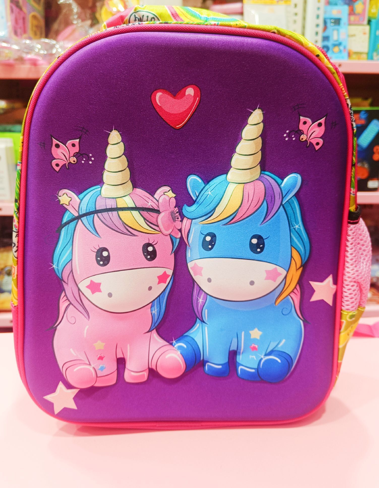 Esmi- *Cutie Unicorn Bag ??*

2 section bag , 1 side pocket
Size aprox 14"

Price 390