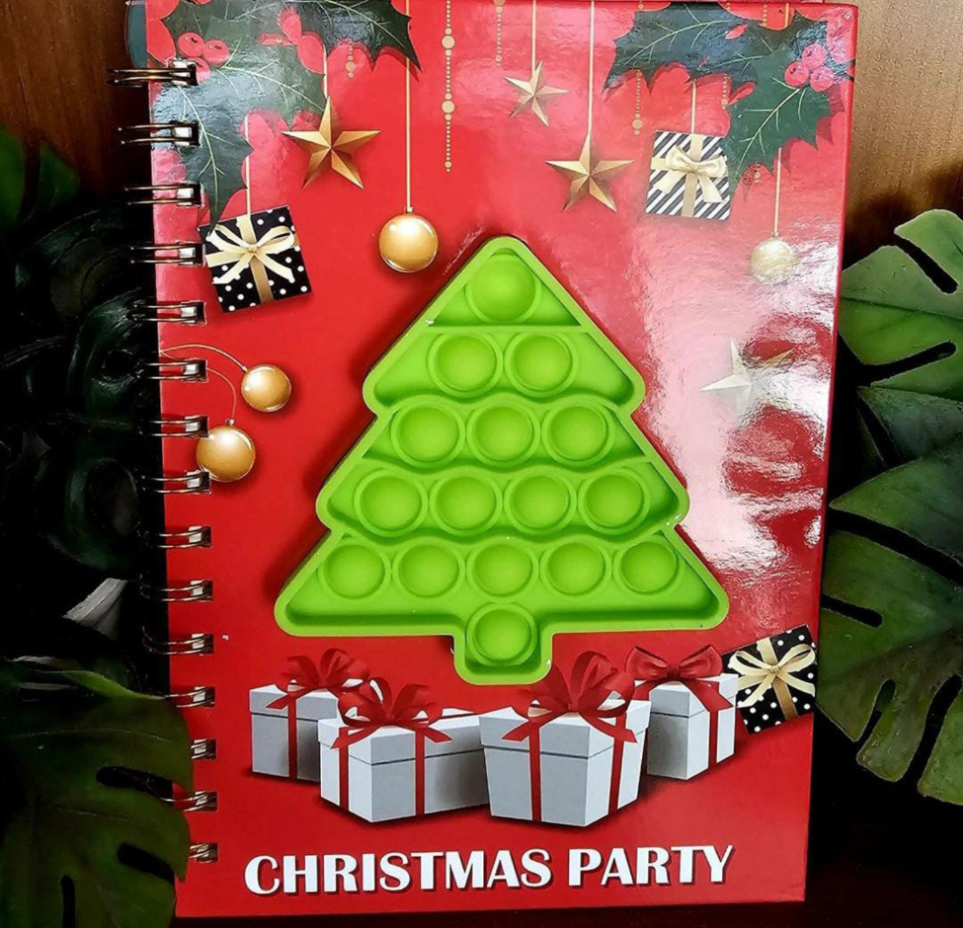 Esmi®- *Christmas Popit Hard cover Spiral Diary*