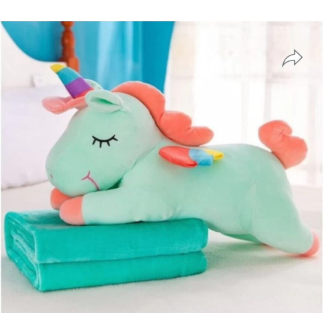 Esmi®- *Unicorn Stuff toy with blanket*
