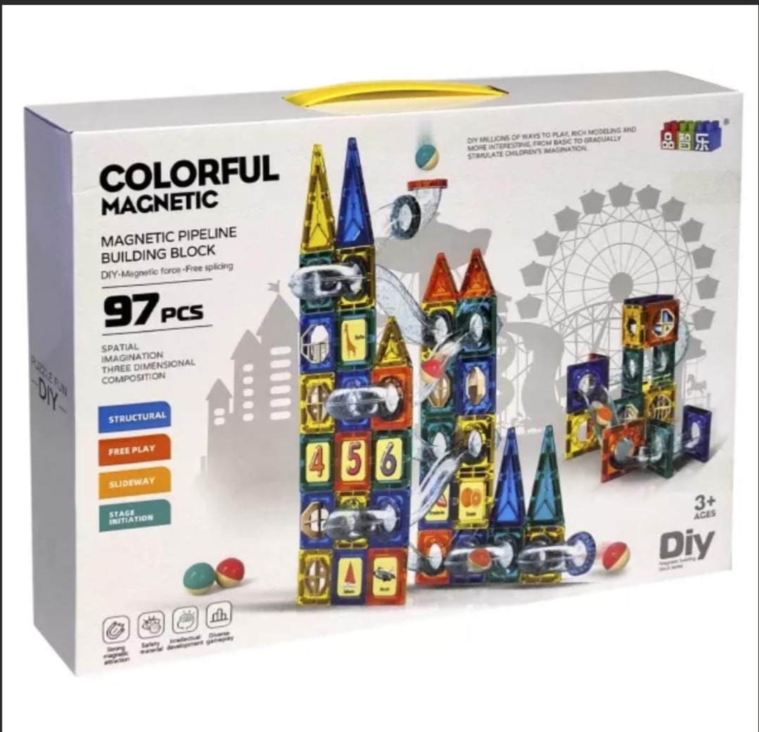 Esmi® - Magna ColourFul Magnetic Building Blocks
