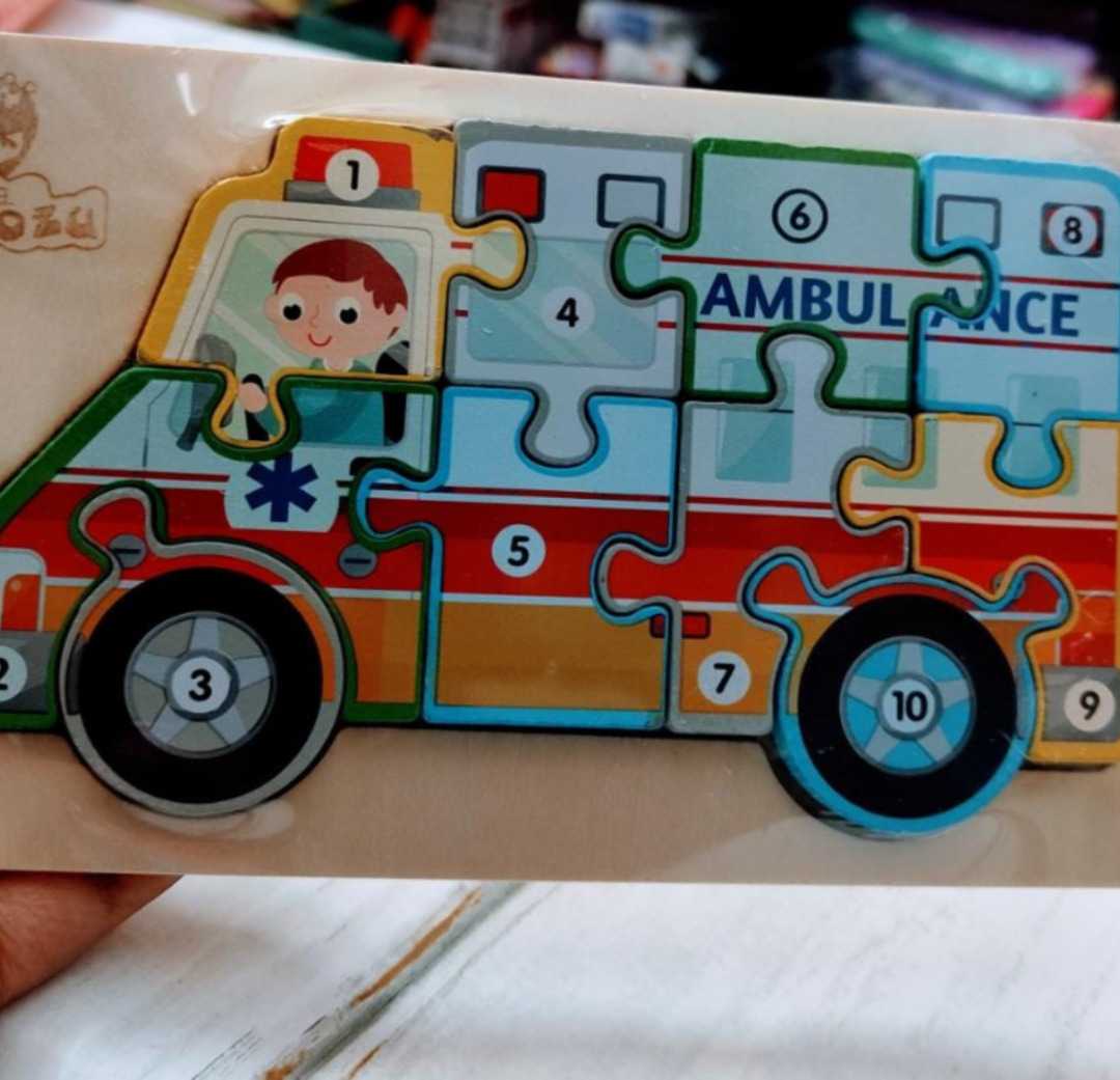 Esmi®- *Premium Quality Wooden Puzzle - Early Learning Board*