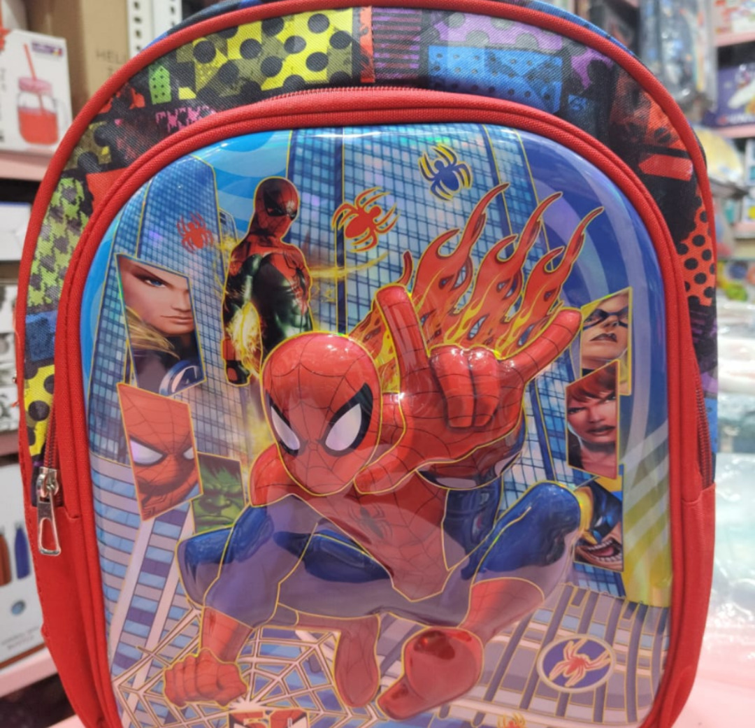 Esmi®- *3D Waterproof School Big Full Size Bag* - Spiderman 