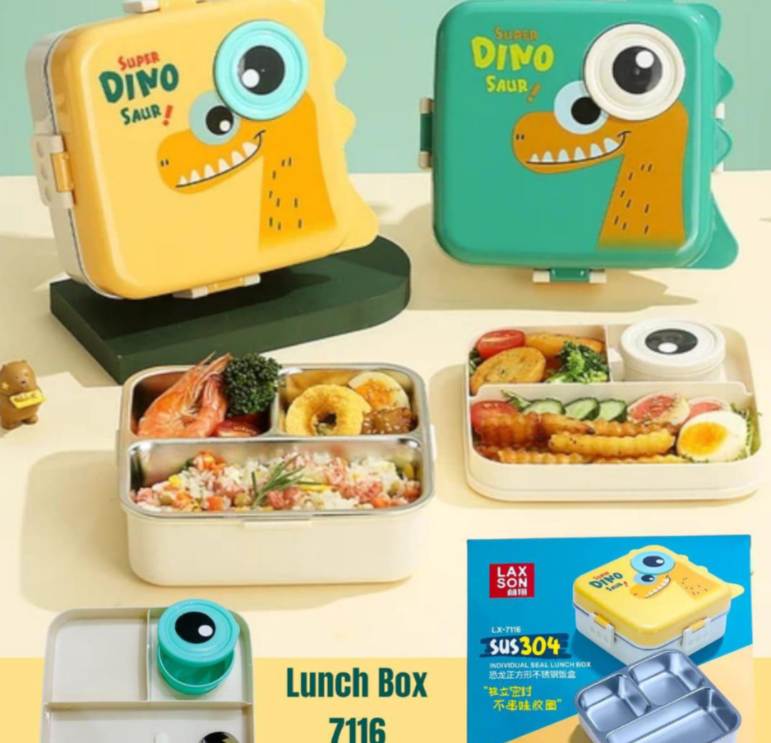 Esmi®- *Dino- Premium quality stainless steel lunch boxes*