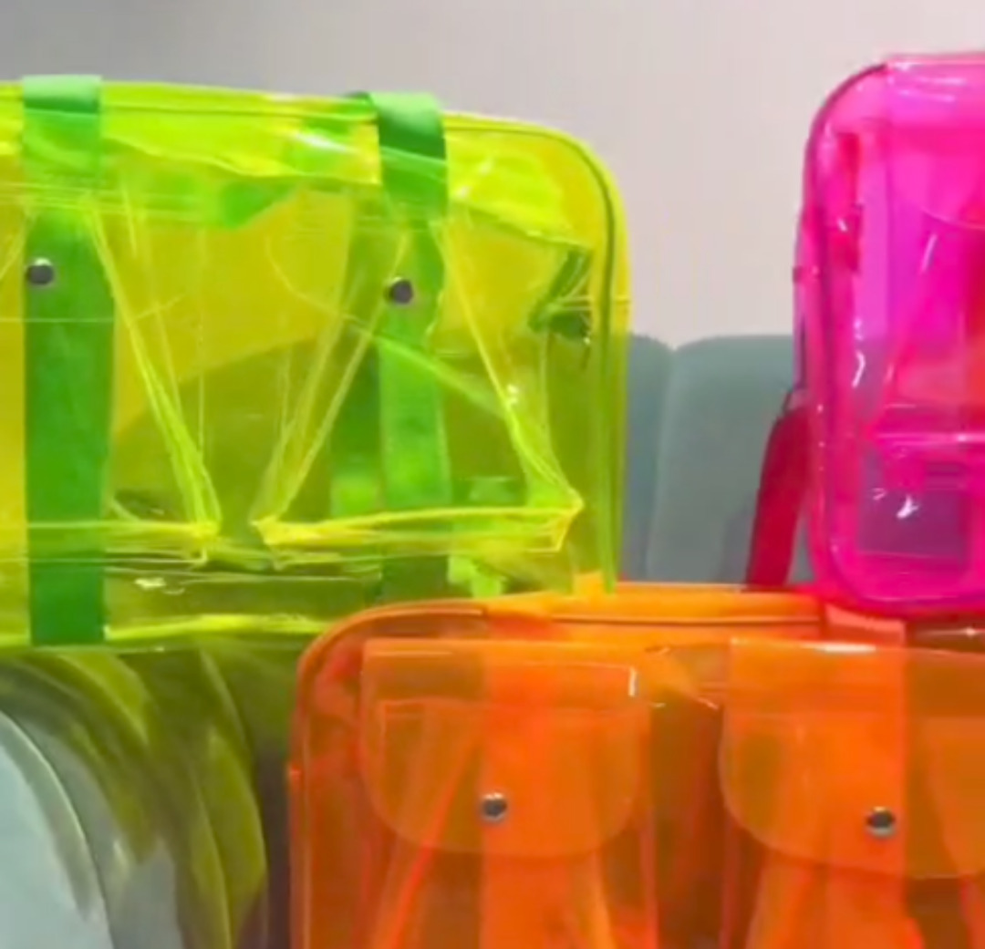 Esmi®- *Premium quality Transparent Neon Side Bag*