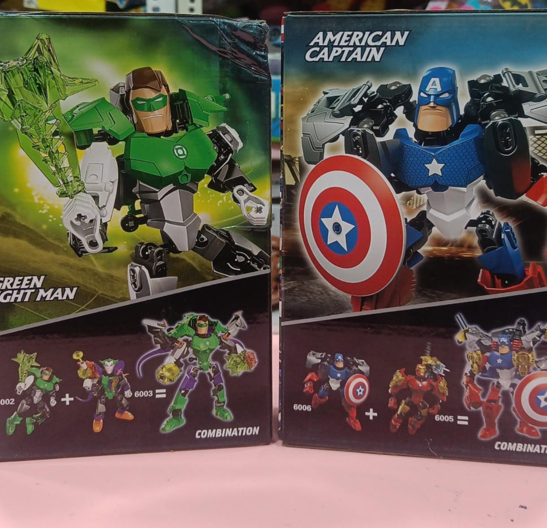 Esmi®- *Lego/ Blocks - Super Hero- 2 in 1*