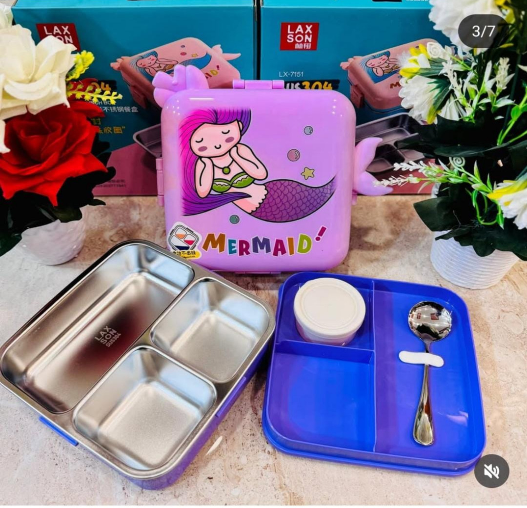 Esmi®- *Premium quality stainless steel lunch boxes* - Mermaid 