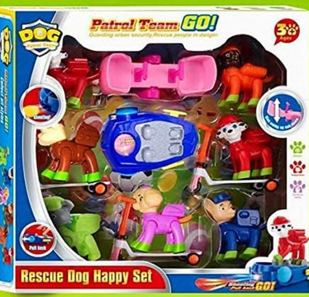 Esmi®- *Patrol Team GO Power Patrol Baby Kids Pup Buddies Rescue Dog Team Mission Toy*

