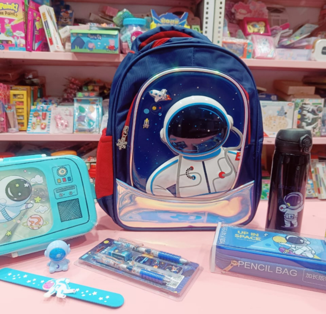 Esmi®- *Holographic Hardcase School Bag Combo* - Space