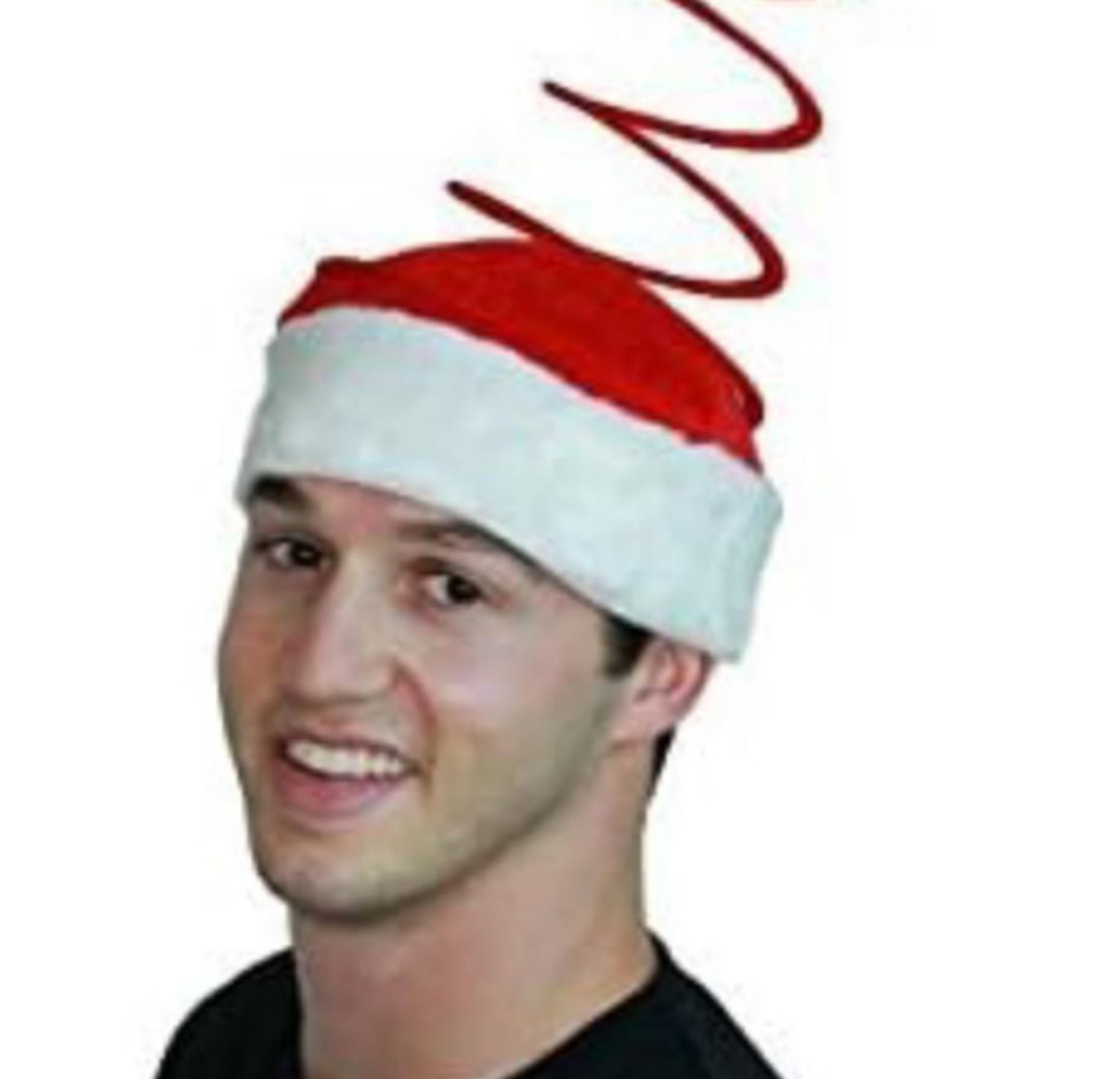 Esmi®- *Christmas Headgear With Spring Spiral Coil on top*