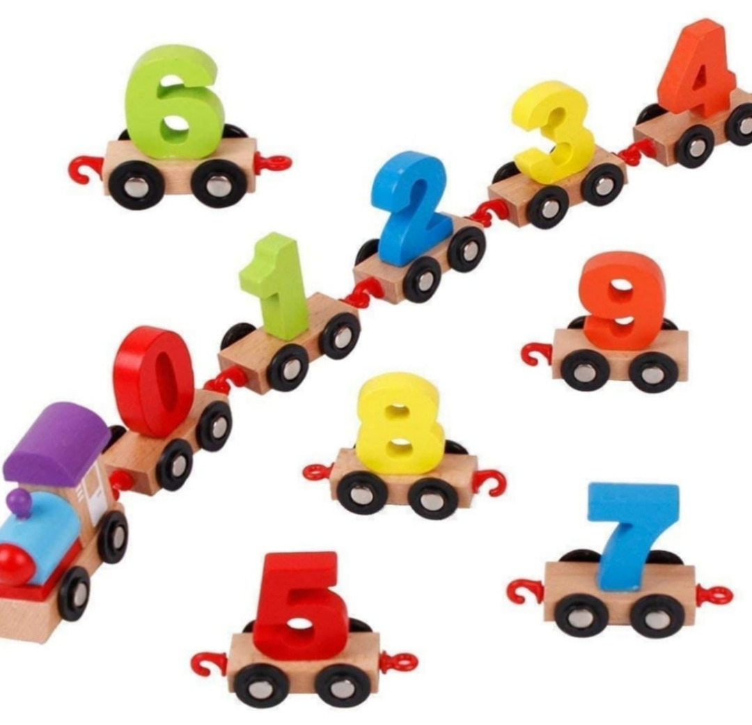 Esmi®- *Digital Wooden Premium toy train*