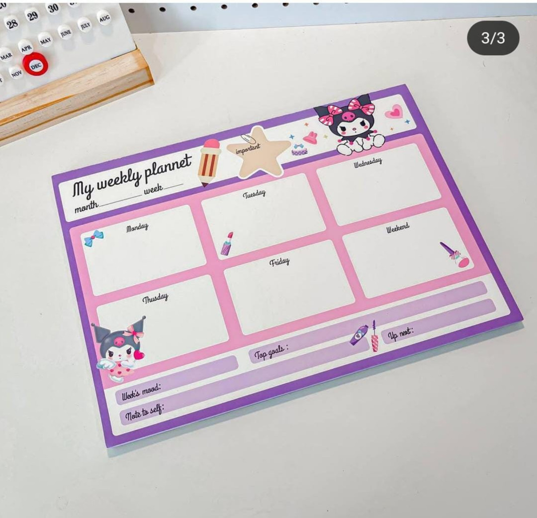 Esmi®- *Weekly Planners Kuromi*