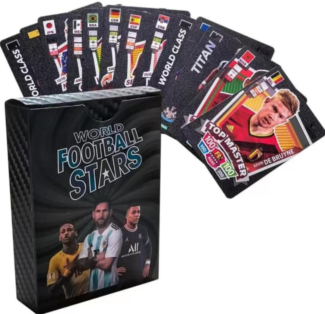 Esmi®- *Black World Football Stars - cards*

55 cards