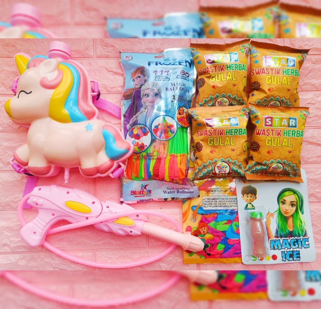 Holi Combo 4

🎨🎨🎨🎨🎨🎨🎨🎨
Esmi - 🎨 *Unicorn Holi Combo*   All in 1🎨

Theme - Unicorn 