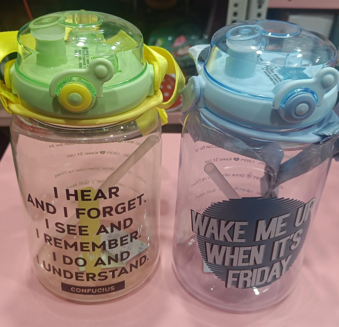 Esmi- Motivational 1500 ml Gym Bottled with Strap